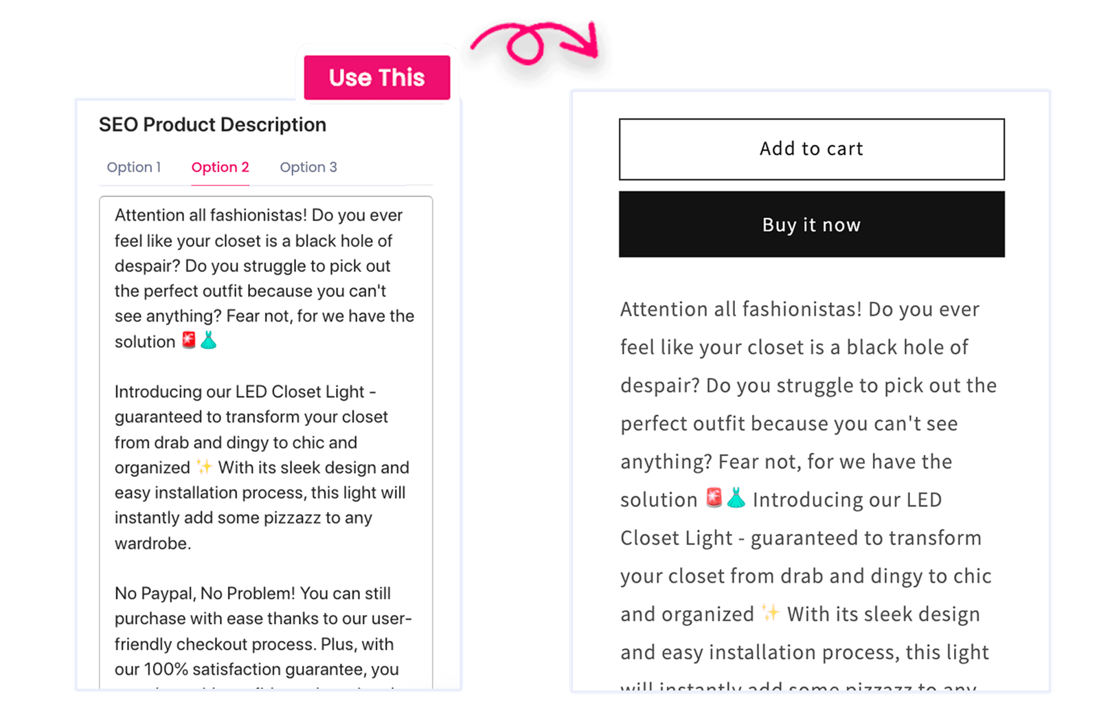 1-click order fulfillment